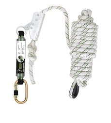Captive Fall Arrester Attached to 12mm x 20 mtr Kernmantle Rope With Shock Absorber