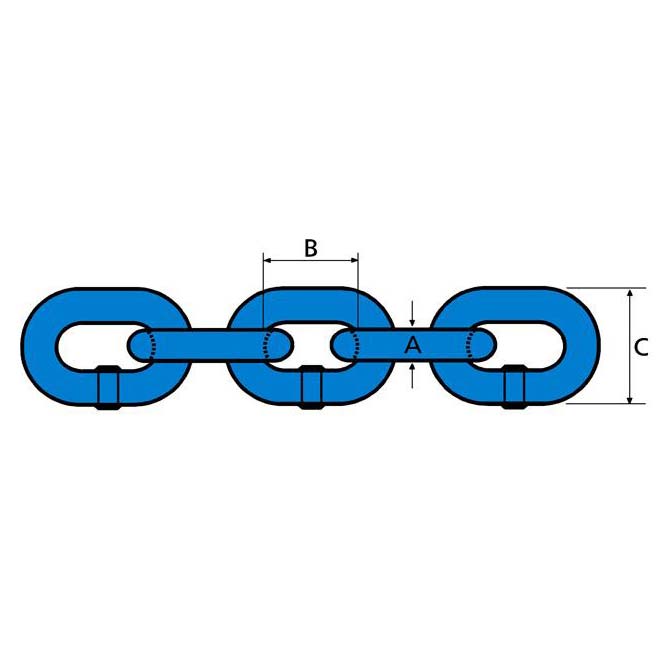 Short Link Chain Rud Grade 10 Short Link Chain - B & W Lifting