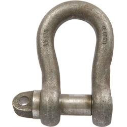 Large Bow Shackles c/w Type A Screw Collar Pin