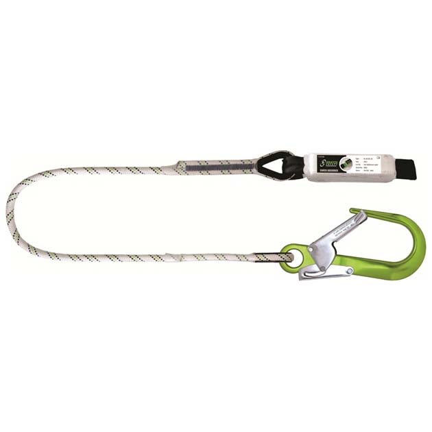 Shock Absorbing Webbing Lanyard - Loop End (44mm wide) - B & W Lifting