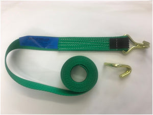 Webbing Long End c/w Claw Hook and Rubber Over the Hook